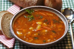 veg manchao soup